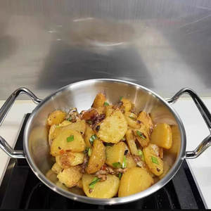 Sartén <span class=keywords><strong>para</strong></span> <span class=keywords><strong>paella</strong></span>, sartén <span class=keywords><strong>para</strong></span> <span class=keywords><strong>paella</strong></span> de acero inoxidable de 9,4 pulgadas adecuada <span class=keywords><strong>para</strong></span> todas las estufas, incluida la inducción, 24CM - Product Image 2