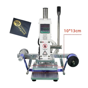 Semi-Automatic Leather Embossing Foil Heat Press Machine New Condition Digital Hot Stamping Flatbed <b>Printer</b> Leather Patch Heat P - Product Image 5