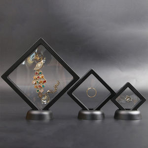 Caja de Regalo con Marco Flotante de Plástico Transparente y Membrana de Película PE, con Logotipo Personalizado, para Joyería, Pulseras, Aretes, Anillos y Collares - Product Image 6