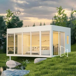 Osetto sang trọng thông minh thân thiện với môi nhà đúc sẵn mô-đun không gian di động viên nang prefab khách sạn nhà nhỏ - Product Image 2