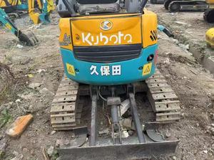Miniexcavadora usada Kubota importada original u17, 1 tonelada, 1 tonelada, 1,7 toneladas, de 2 toneladas excavadora sobre orugas, excavadoras usadas de segunda mano CE a la venta - Product Image 4
