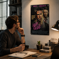 Letrero Metálico Vintage Personalizado de Fábrica 20x30, Decoración de Pared con Letrero de Película, Impresión de Póster Metálico Retro