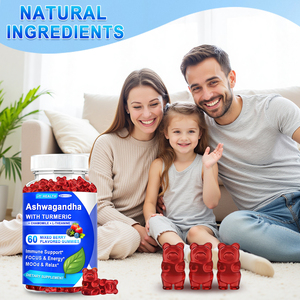<strong>Natural</strong> Stress Well Kids Sleep Vegan Gummy Candy Vitamins Supplements Ashwagandha Gummies - Product Image 5