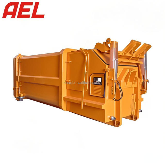 Automatic Intelligent Garbage Compactor Mobile Waste Transfer Equipment with Skip Bin