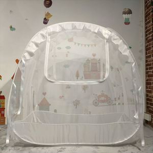 Mosquitera popular de verano para bebé, plegable y portátil, de tela, tipo tienda de campaña para cuna, para el hogar, técnica de tejido. - Product Image 3