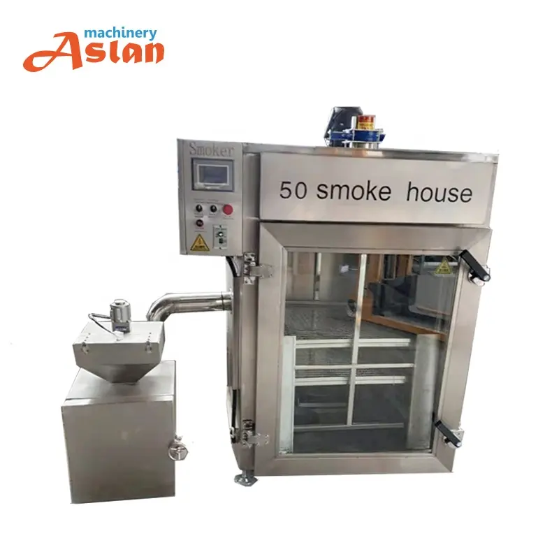 Newest 2021 gas smoke sausage machine/beef meat smoker oven/chicken fish smoke house