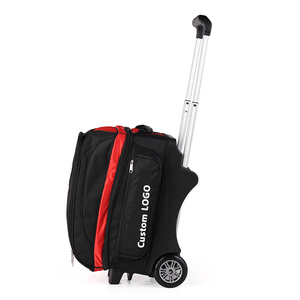 Directo de fábrica de los bolos bolsas de <span class=keywords><strong>deporte</strong></span> 2 funciones Bola de bola de bolos <span class=keywords><strong>bolsa</strong></span> con ruedas - Product Image 4