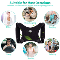 Correcteur de posture réglable pour hommes et femmes, soutien dorsal, correcteur de posture assise, ceinture pour le haut du dos et la cyphose