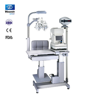 Meilleure Qualité Vowish Optical Unité Ophtalmique Combinée Table Réfraction Fauteuil Unité Table d'Optométrie Combinée en Kit à Vendre