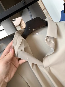 Sports Ice Sense de secado rápido sólido en blanco para camisa de manga corta de verano para hombres de poliéster/algodón <span class=keywords><strong>Anta</strong></span> Strip - Product Image 3