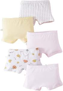 Sous-vêtements en coton et élasthanne pour filles, imprimés, respirants, doux, shorts de garçon, caleçons pour enfants, culottes, service ODM/OEM, 3-12 ans - Product Image 2