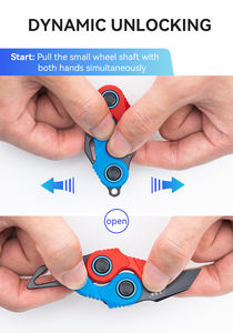 Cuchillo Colgante <span class=keywords><strong>Sanrenmu</strong></span> 361S-KB de Alta Calidad para Hombre, Acero Inoxidable 12C27 con Mango de Fibra de Carbono - Product Image 5