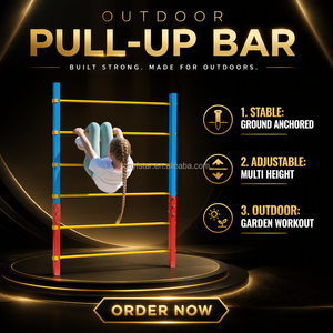 <span class=keywords><strong>Barre</strong></span> <span class=keywords><strong>de</strong></span> <span class=keywords><strong>gymnastique</strong></span> extérieure pour enfants, structure d'escalade à hauteur réglable avec barres murales, équipement sportif <span class=keywords><strong>de</strong></span> <span class=keywords><strong>jardin</strong></span> - Product Image 4