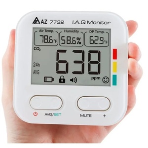 Detector de Concentración de CO2 de Alta Precisión, Monitor de CO2, Registrador de Calidad del Aire, Temperatura y Humedad, Detecta Gases Nocivos, con Batería - Product Image 5