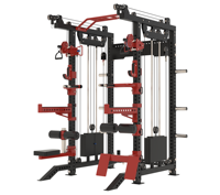 Fournisseur d'usine chinois : Rack de musculation multifonction tout-en-un avec système de câbles doubles pour entraînement de force à domicile