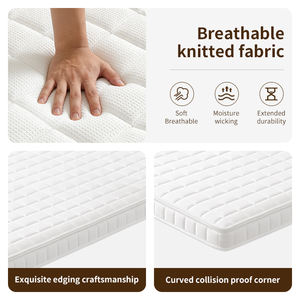 Colchón de Muelles Ecológico, Transpirable, Moderno, Suave y Duradero, Tamaño King/Queen, 6 cm de Grosor, 10 Años de Garantía, para Hogar, Hospital, en Caja - Product Image 2