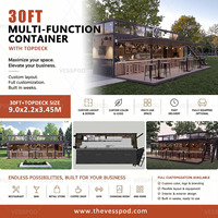 Conteneur de cuisine commercial en acier pour restaurant, bar, restauration rapide, pizzeria, camion de restauration mobile, taille personnalisable, à vendre