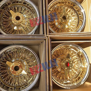 ล้อซี่ลวด 13x7 แบบ Zenith Style 72 Cross Triple สีทอง - Product Image 5