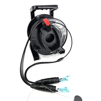 Cable de Fibra Óptica LC Dúplex Preterminado con Bobinas de Fibra Óptica Desplegables para Eventos en Vivo y Transmisiones