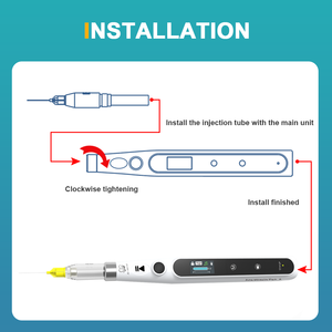 Injecteur professionnel d'anesthésie buccale locale sans fil, indolore, avec écran LCD, ANES-X - Product Image 3