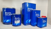 DEXIN Haute brillance 2K automobile couche transparente séchage rapide Auto vernis clair peinture jaune résistant méthode d'application pulvérisation