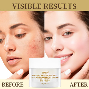 Crema Viso Illuminante al Ginseng, Acido Ialuronico e Vitamina 20g per Levigare, Rassodare e Rimuovere le Macchie Scure - Product Image 3