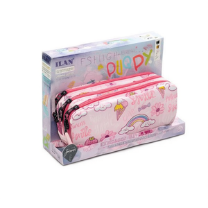 ILAN Astuccio con 3 Cerniere per Scuola Bambine - Product Image 2
