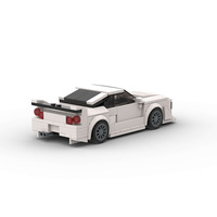 Compatible avec les petites pièces, voiture de course de luxe MOC, jouet de construction éducatif en plastique pour enfants, à assembler soi-même
