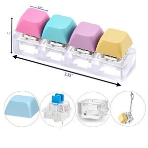 Llavero personalizado con sublimación de tinta para merchandising de <span class=keywords><strong>anime</strong></span>, llavero con keycap PBT impreso, probador de interruptores mecánicos, artículos novedosos - Product Image 2