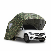 Abri de voiture rétractable et pliable robuste, portable, imperméable et résistant aux intempéries pour SUV, protection contre la pluie, la neige et le soleil