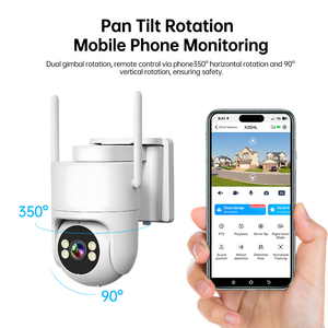 กล้องวงจรปิด OEM ODM 3MP <span class=keywords><strong>4G</strong></span> พลังงานแสงอาทิตย์ PTZ พร้อมแผงโซลาร์เซลล์ AOV ภาพสีกลางคืน กล้องวงจรปิดไร้สายสำหรับภายนอกอาคาร ระบบตรวจสอบความปลอดภัยภายในบ้าน - Product Image 6