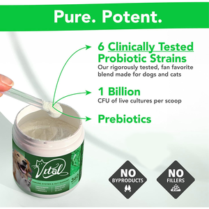 Probiotiques Miracle-Advanced pour chiens Prébiotiques spécifiques aux espèces Soulager la diarrhée Tabouret lâche Infections à levures Soutien immunitaire - Product Image 3