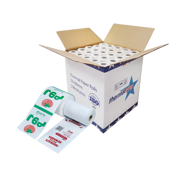 Cash Register Paper 3 1/8 X 230 Thermal Printer Paper Roll with BPA Free Paper for USA Market