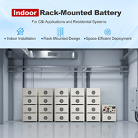 Système de stockage d'énergie par batterie Sakete 128 kWh, entreprises de stockage d'énergie par batterie 300 kW avec onduleur hybride Deye 50 kWh