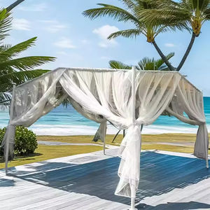 Extra Large Modern Premium Polyester <strong>Cool</strong> Canopy Tent Foldable Aluminum Pole Manual for Outdoor Use Beach <strong>Cabana</strong> Sand Park - Product Image 3