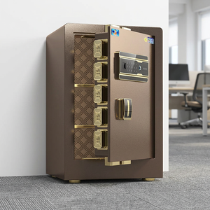 Digital Electronic Security Fingerprint Fireproof Office Safe <b>Box</b> for Business Home Indoor Outdoor Use Heavy Duty Steel Money - Product Image 1