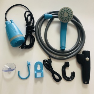 2023 campeggio strumenti ricaricabili accessori per l'escursionismo strumenti per esterni pompa per doccia ad acqua doccia portatile ricaricabile USB - Product Image 5
