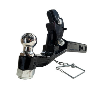 Gancho de Remolque de 10T, Acero al Carbono, Montaje de Bola, Negro, Gancho de Remolque de Alta Resistencia - Product Image 2