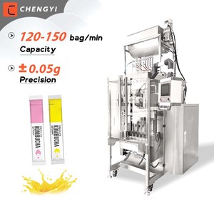 เครื่องบรรจุน้ำซองอัตโนมัติและเครื่องปิดผนึกถุงบรรจุภัณฑ์ เครื่องบรรจุเครื่องดื่ม น้ำผลไม้ นม ซอง ถุงบรรจุของเหลว - Product Image 1