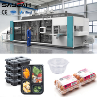 Automatische plastic thermoformmachine voor fastfood en fruit, machine voor het maken van plastic eiertrays, plastic thermoformmachine