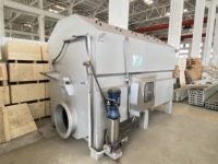 Filtre à tambour rotatif microstratif, machine à élimination automatique des boues, débit élevé pour l'aquaculture, usine de recyclage de l'eau