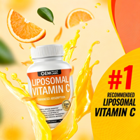 Vitamine C Liposomale en Gros 2100mg 90 Capsules Absorption Améliorée Soutien Immunitaire Marque Privée OEM