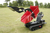 ANT Mini Dumper à chenilles Diesel/Essence Mini Dumper alimenté par moteur Auto-chargeur