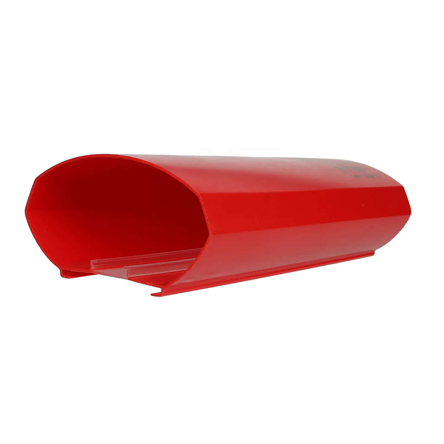 Shell rosso acrilico coestrusione Bar profilo lampada PMMA PC PVC ABS policarbonato plastica per segnaletica benzinaio