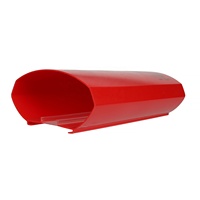 Shell Rouge Acrylique CoExtrusion Bar Profil PMMA PC Polycarbonate En Plastique led diffuseur de lumière pour Signalisation Essence Station Service