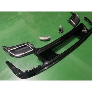Kit de carrosserie sportive amélioré pour Volkswagen VW <span class=keywords><strong>Tiguan</strong></span> <span class=keywords><strong>R</strong></span>-<span class=keywords><strong>Line</strong></span> Spoiler Diffuseur de pare-chocs avant arrière Accès aux échappements - Product Image 3