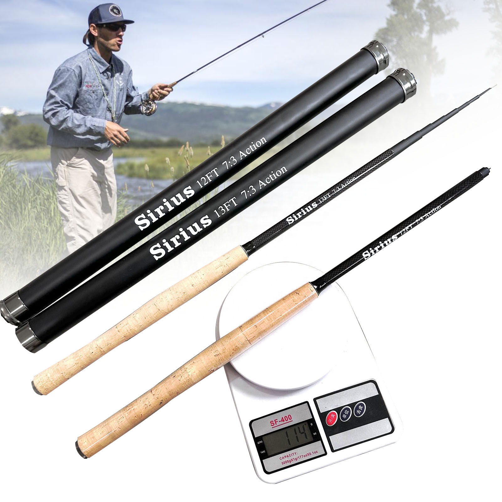 ロッド Supreme SOUTH2 WEST8 Tenkara Fishing Rod Supreme SOUTH2 WEST8 Tenkara Fishing Rod Red - SS21 - US