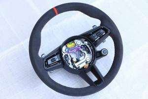 Volante de Fibra de Carbono LED Personalizado para Modelos Porsche 718 Boxster Cayman Taycan 996 911 981 957 958 991 - Product Image 2