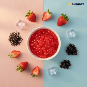 สตรอเบอร์รี่ Popping Boba รสสตรอเบอร์รี่ป๊อปบับเบิ้ลสำหรับชานม - Product Image 6