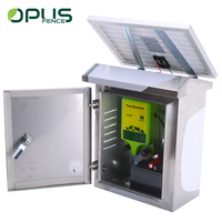 Elektrische afrastering 12 Volt 2 J Solar afrasteringslader Solar elektrische afrasteringsenergizer